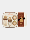 Thyseed Anti-Colic Glass Baby Bottle 0-6M Foundation Set