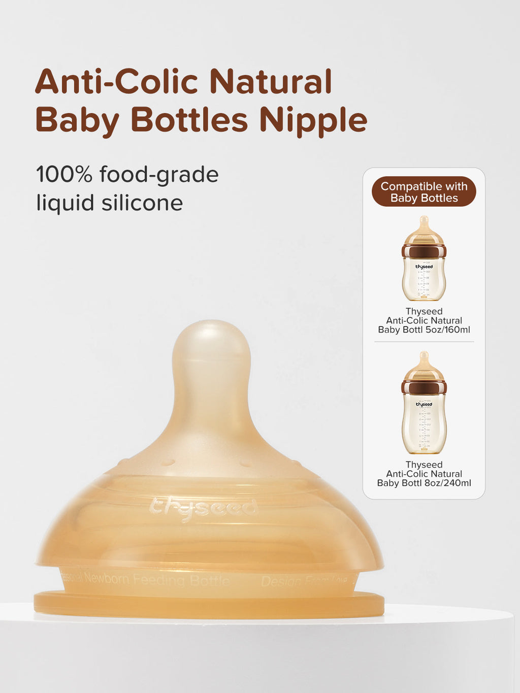 Thyseed Natural Anti-colic Nipple